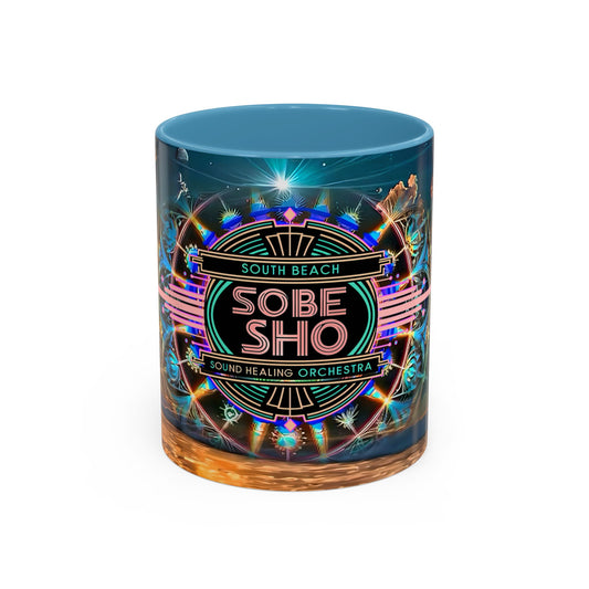 SoBe Sho Sound Healing Orchestra Coffee Mug — South Beach Beachscape Accent Mug