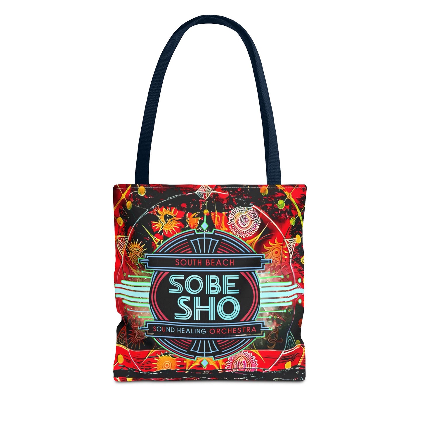 SOBE SHO Retro South Beach Graphic Tote Bag
