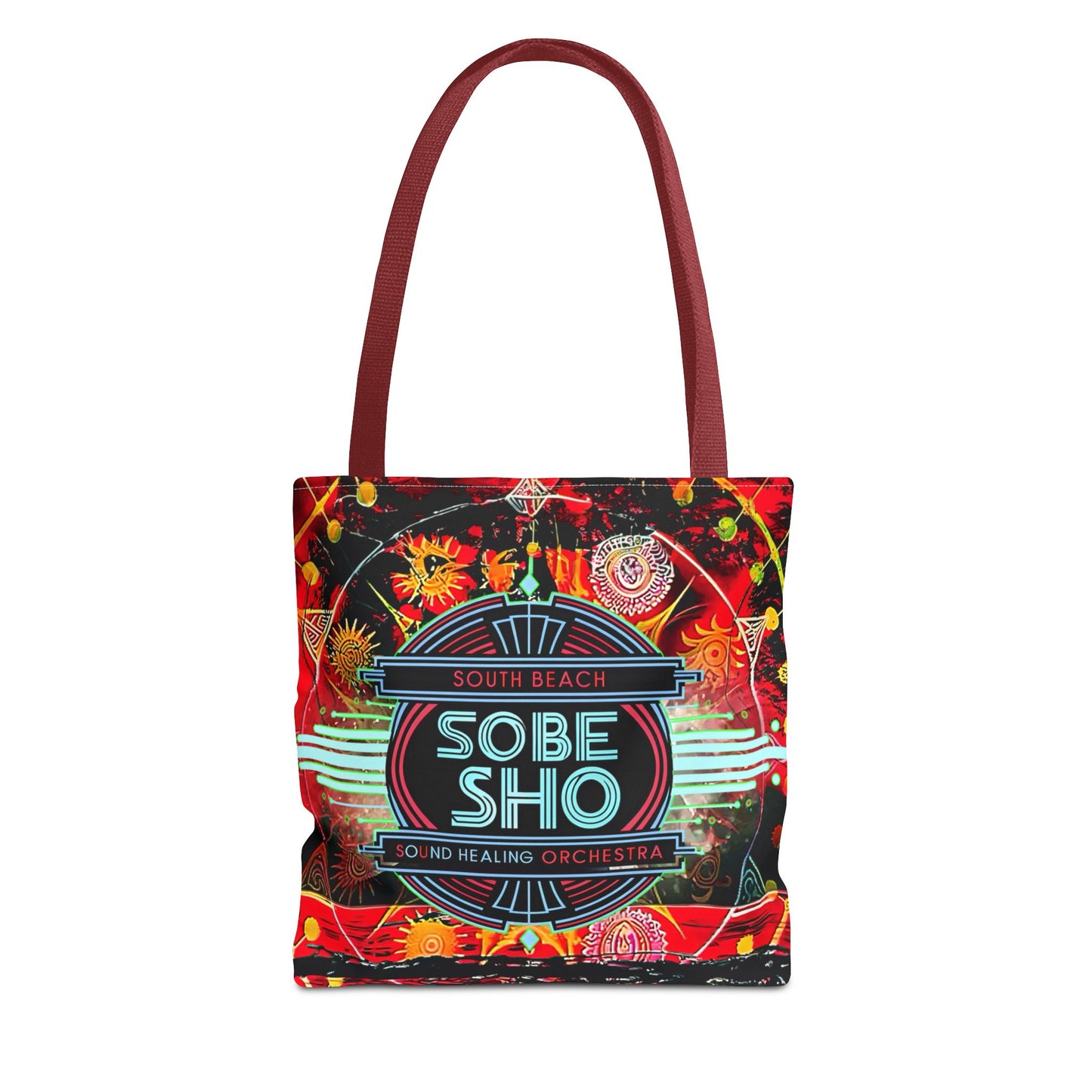 SOBE SHO Retro South Beach Graphic Tote Bag