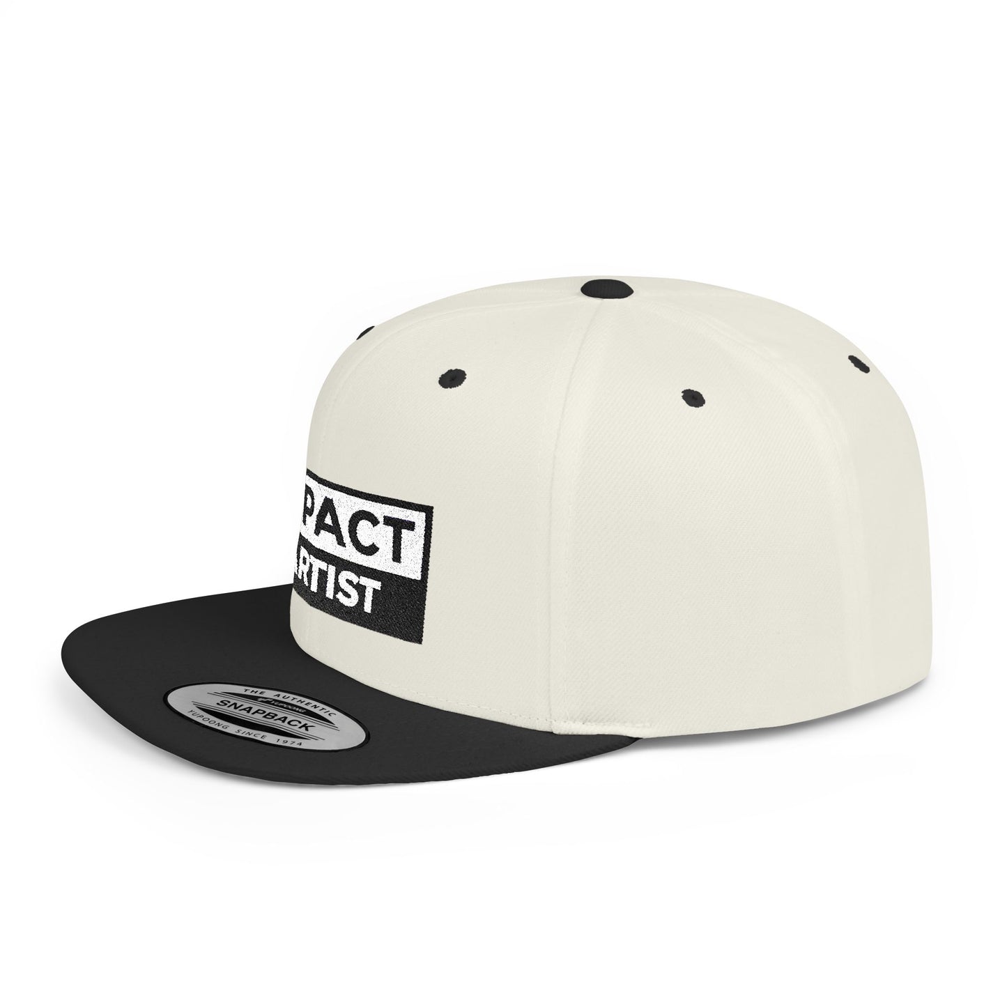 [dNASAb] Flat Bill Snapback - Signal Snapback – "IMPACT artist" High-Profile Resistance Cap [Rockstar Edition]