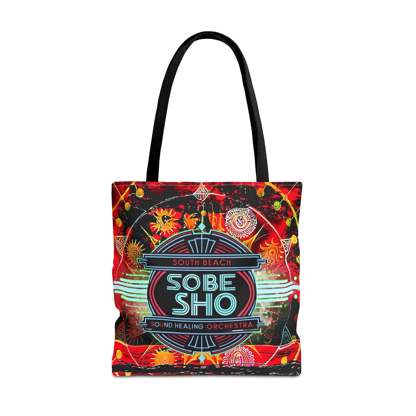 SOBE SHO Retro South Beach Graphic Tote Bag