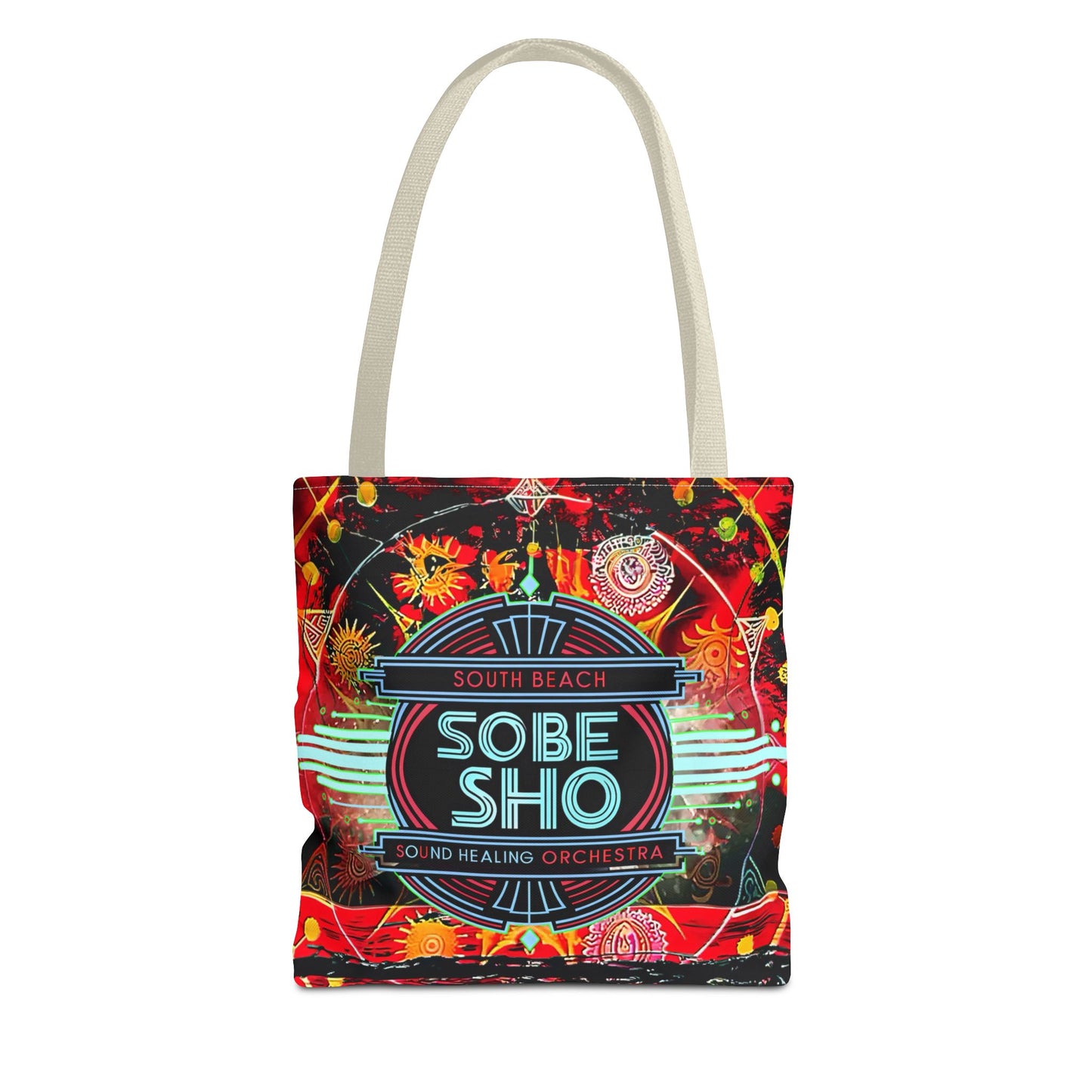 SOBE SHO Retro South Beach Graphic Tote Bag