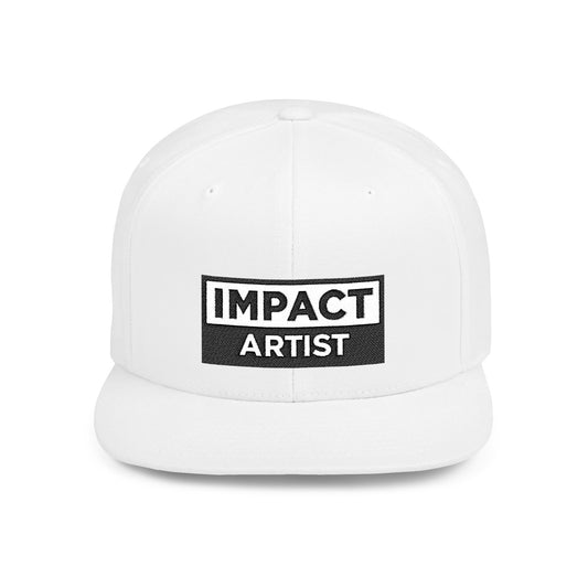 [dNASAb] Flat Bill Snapback - Signal Snapback – "IMPACT artist" High-Profile Resistance Cap [Rockstar Edition]