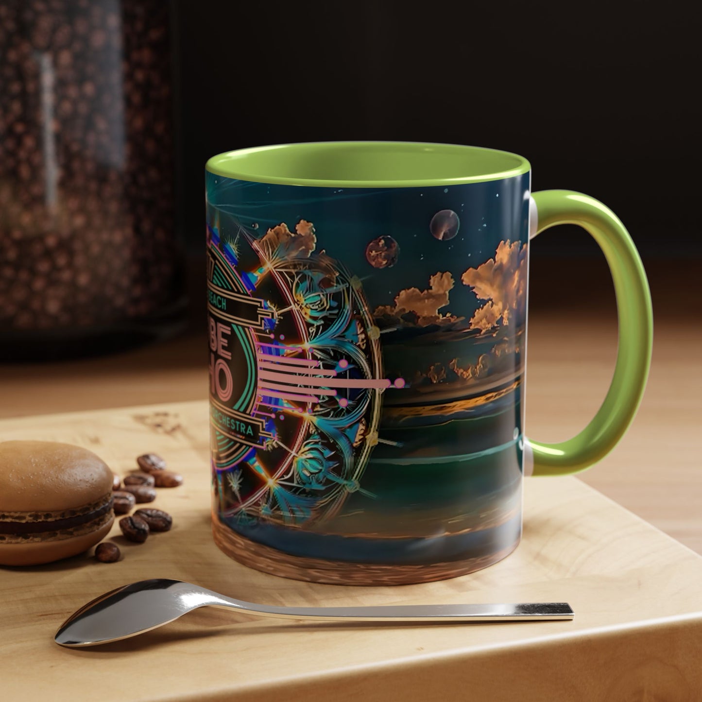 SoBe Sho Sound Healing Orchestra Coffee Mug — South Beach Beachscape Accent Mug