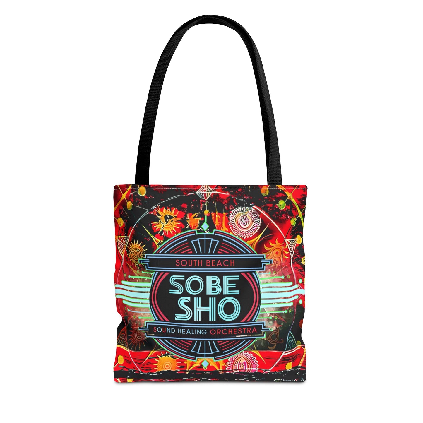 SOBE SHO Retro South Beach Graphic Tote Bag