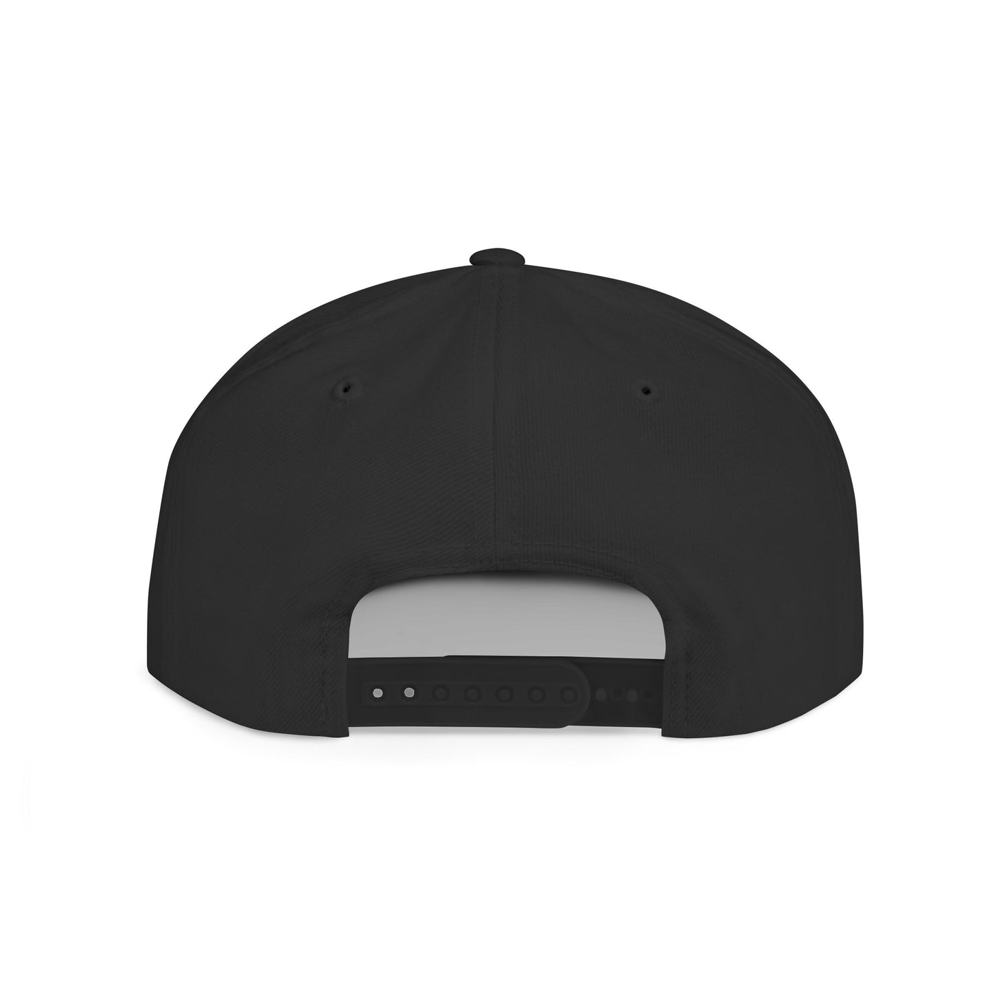 Flat Bill Snapback Hat — Distressed 'Sobe Sho' Badge Logo Cap