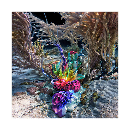 14_[dNASAb] “Faux Ecologies + Augmented Nature-verse #4A” (2024) – Satin Unframed Poster with Augmented Reality | AI-Trained Ocean Debris Artwork, Vibrant Satin Posters, Nature-Inspired Art Print