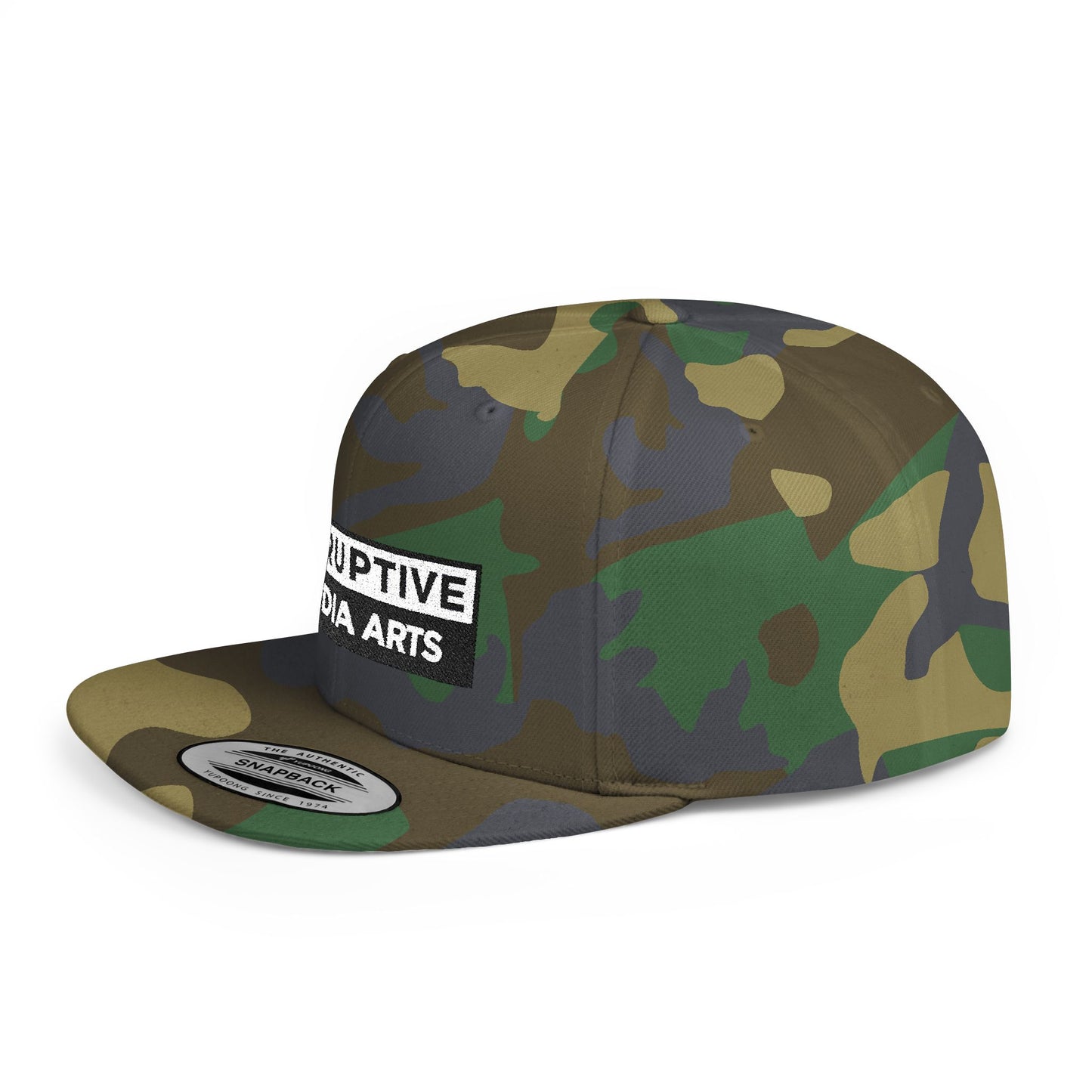 [dNASAb] Flat Bill Snapback – High-Profile Resistance Cap, "Disruptive Media Arts" arsenal [Rockstar Edition]