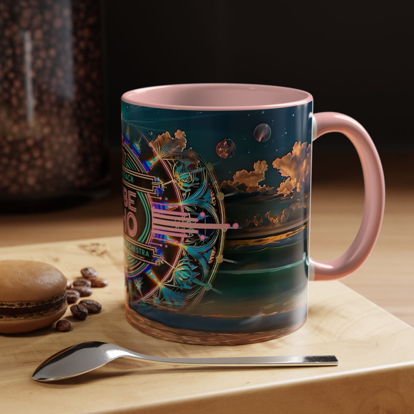 SoBe Sho Sound Healing Orchestra Coffee Mug — South Beach Beachscape Accent Mug