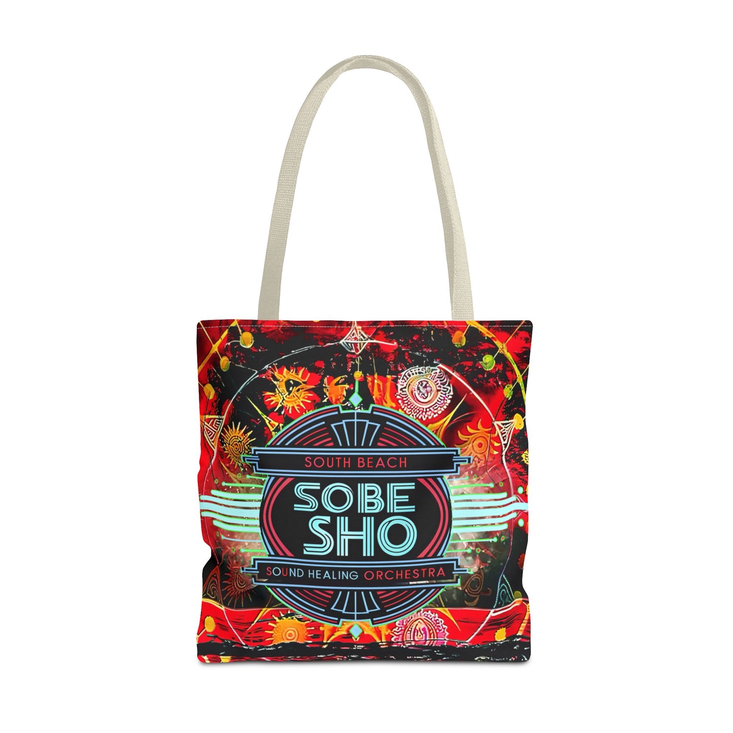 SOBE SHO Retro South Beach Graphic Tote Bag