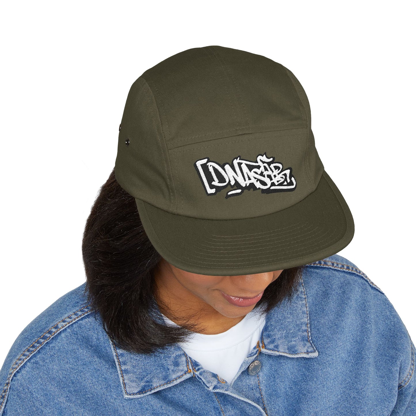 Stylish Embroidered 5 Panel Cap, Urban Streetwear, Graffiti Hat, Signal Cap – 5-Panel Field Issue [dNASAb] (Embroidery)