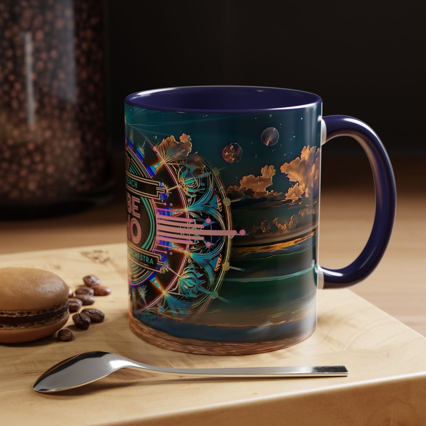 SoBe Sho Sound Healing Orchestra Coffee Mug — South Beach Beachscape Accent Mug