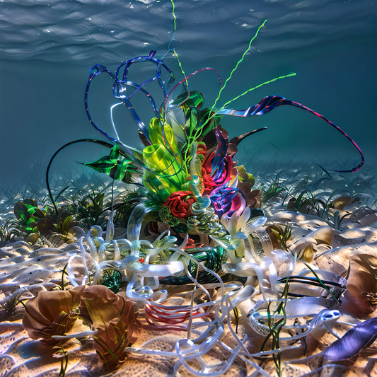 3_Archival Pigment print on Archival Organic Cotton Artist Rag “Faux Ecologies + Augmented Visions of the Nature-verse #3” 2024