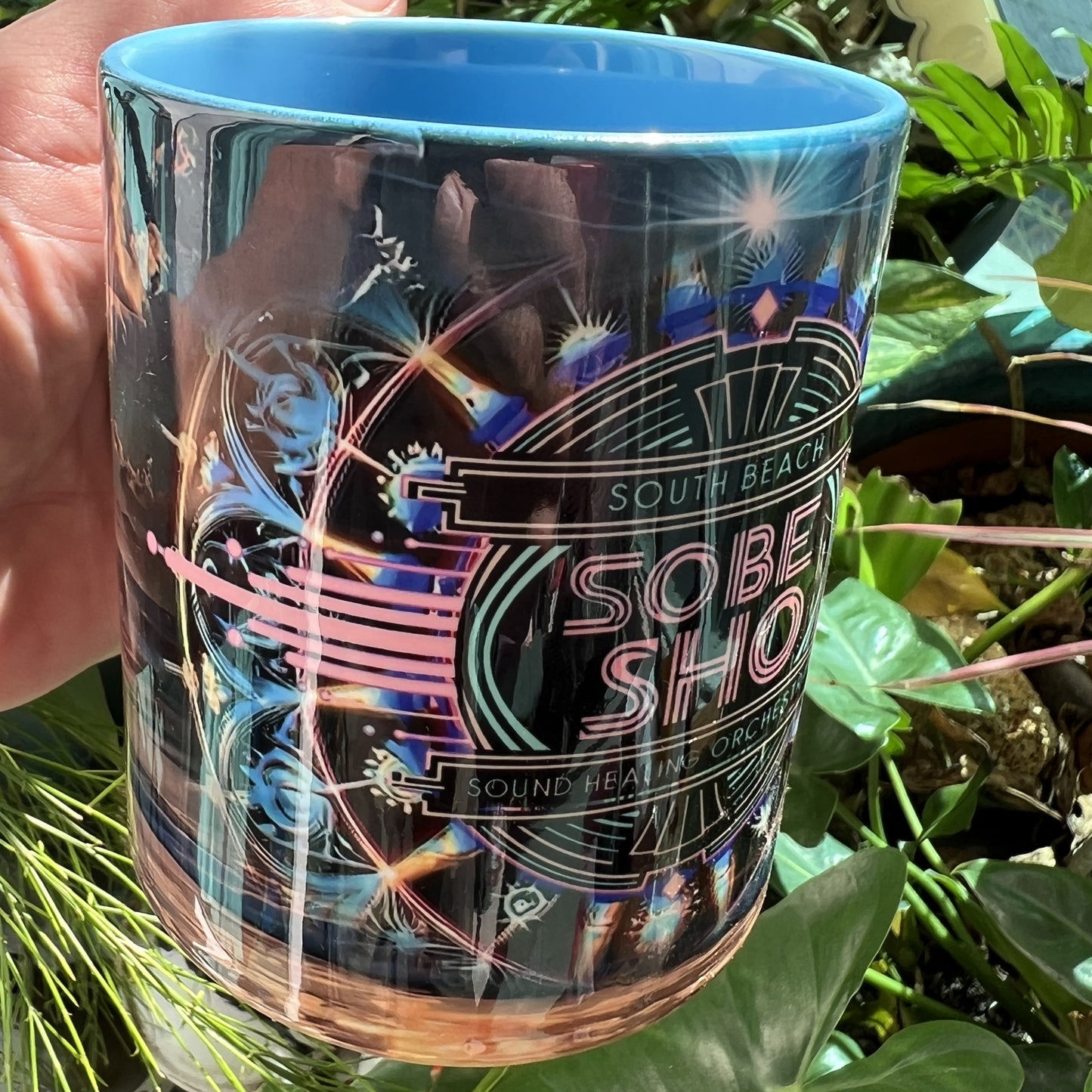 SoBe Sho Sound Healing Orchestra Coffee Mug — South Beach Beachscape Accent Mug