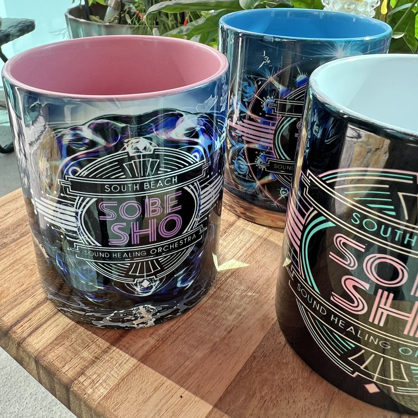 SoBe Sho Sound Healing Orchestra Coffee Mug — South Beach Beachscape Accent Mug