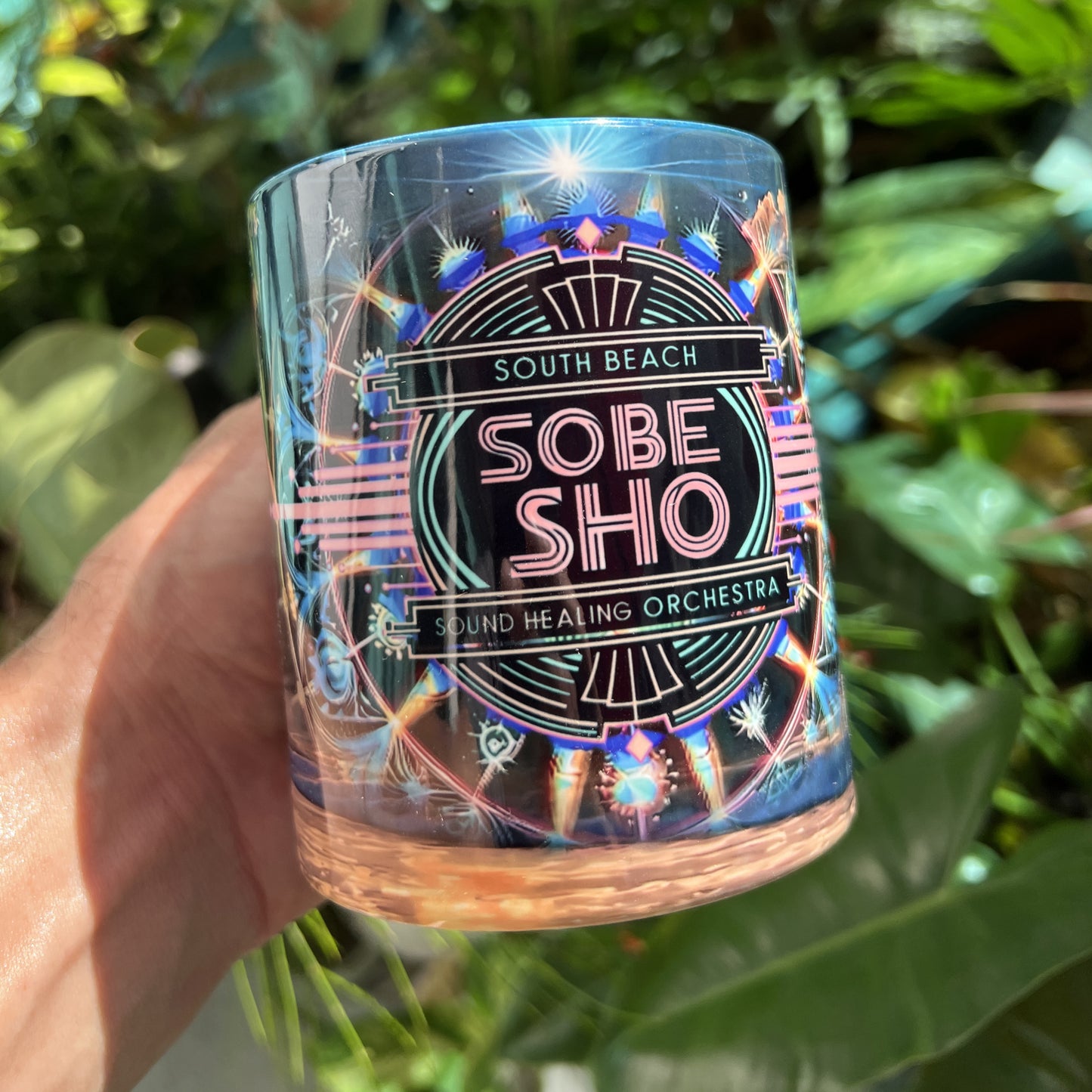 SoBe Sho Sound Healing Orchestra Coffee Mug — South Beach Beachscape Accent Mug