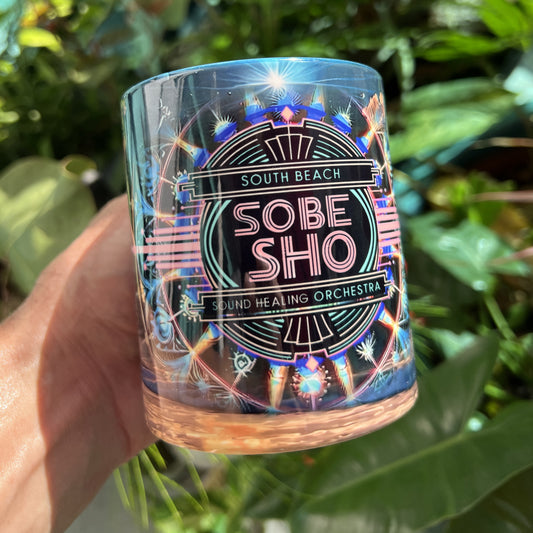 SoBe Sho Sound Healing Orchestra Coffee Mug — South Beach Beachscape Accent Mug