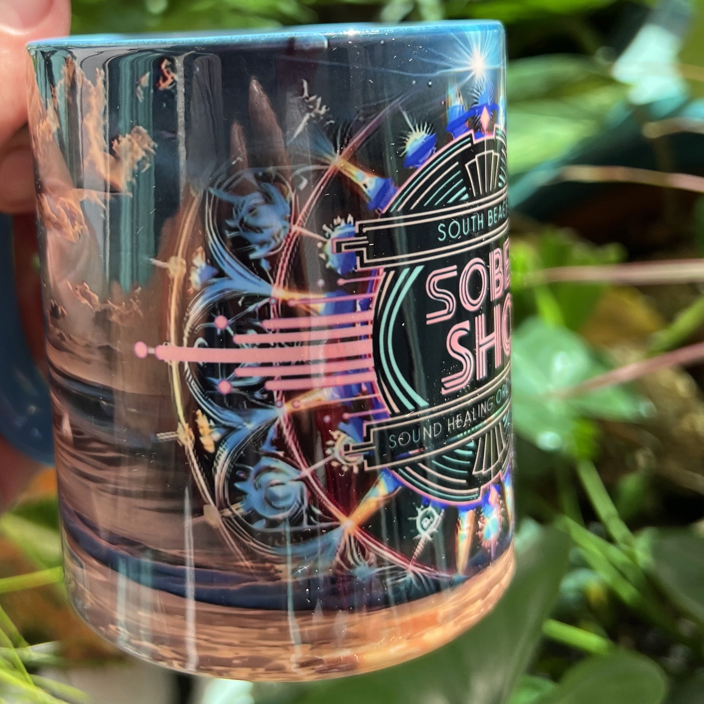 SoBe Sho Sound Healing Orchestra Coffee Mug — South Beach Beachscape Accent Mug