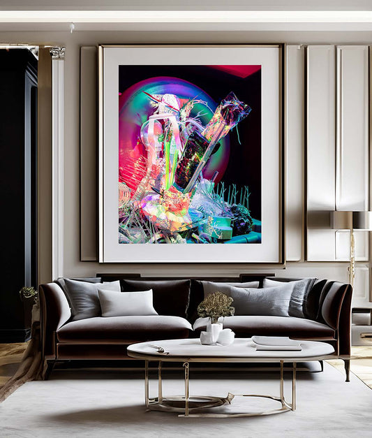 Contemporary Photography, Archival Pigment Print, "Obscene Plasticene Daydream" series by [dNASAb]