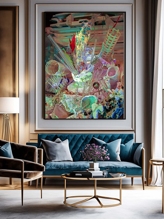 Contemporary Photography, Archival Pigment Print, "Obscene Plasticene Daydream" series by [dNASAb]