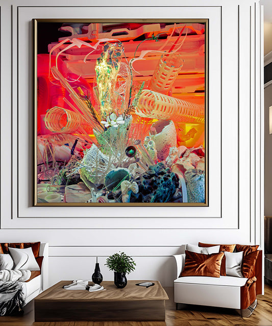 Contemporary Photography, Archival Pigment Print, "Obscene Plasticene Daydream" series by [dNASAb]