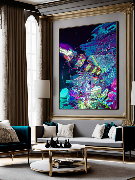 Contemporary Photography, Archival Pigment Print, "Obscene Plasticene Daydream" series by [dNASAb]